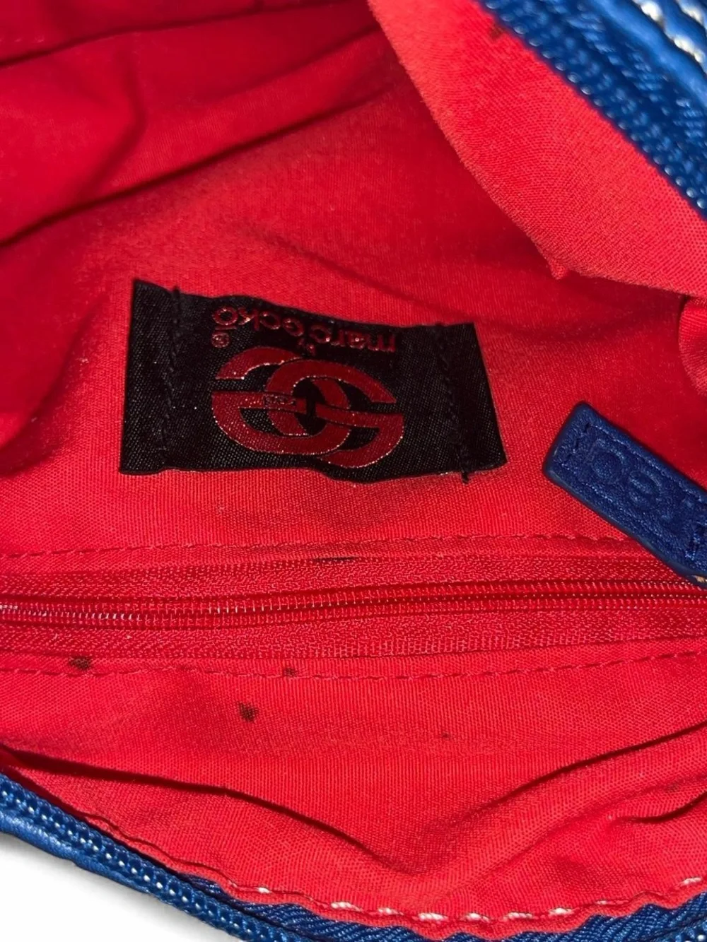 Y2K Rare Red by Marc Ecko Shibori Tie-Dye Hobo Bag